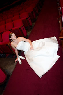 trash-the-dress portrait