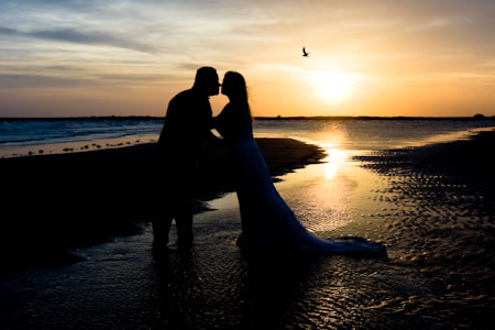 trash-the-dress portrait